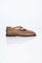 Laceless Belt Buckled Jurdan Taban Genuine Leather Daily 332-26121 Women's Shoes - 5