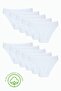 10 Pieces 100% Heart Bikini Panties Set - Daily Comfort Economic Package - 6