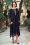Black Lace Pocketed Love Dress - 2