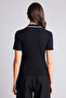 Slim Fit Polo Collar Ribbed Camisole T-Shirt E5786Ax25Sp - 5