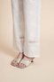Long trousers with rose embroidery - 5