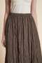 Plain Midi Skirt - 3