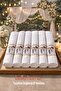 Fringeless Wedding Hand Towel |   40X70 cm |   1100 Grams |   Economical Pack of 12 - 2