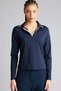 F9483Axnv146 Navy Blue Standard Fit Polo Collar Sports T-Shirt