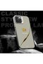 iPhone 17/18 Pro Max Compatible Silicone Edge Hard Back Anti-Fall Phone Case with Apple Pattern - 4