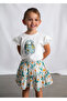 Girl's Printed Floral Skirt 3903 - 2