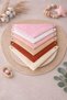 100% Cotton Muslin Fabric / with Snap Fasteners / Pack of Solid Color / Baby Drool Bib & Scarf (6 Pieces) - 2