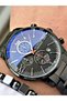 Black Color Functions Active Fashion Men's Wrist Watch + Bracelet with Gift - 2