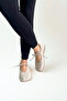 Beige Suede Flat Sole Women Loafers Dr333