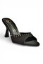 Y518191204 Black Fabric Stiletto Heel U Women's Slippers - 5