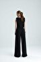 Hi̇la Palazzo Premium Black Trousers - 2