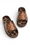 Y390400003 Brown Genuine Leather Women's Slipper - 6