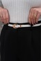 Thin Gold t Buckled Women's K Belt Pants K Belt Dress K Belt Shirt K Belt Jacket K Belt - 6