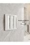 Adjustable Bathroom Toilet Ventilation Cover - White with Wind Cold and Insect Prevention Flap