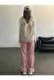 Glow Silvery Glitter Stone Detailed Baggy Sweatpants - 5
