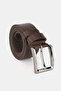Men's Brown Floter Genuine Leather Leather cm Sports Pants Belt - 2