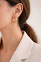 Women's Gold Color Multiple Hoop Earrings Modern Stylish Hoop Earrings Model - 2