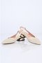Stapled Neolite Sole Pointed Toe Block Heel Pack Shoes 339-307 Women's Shoes - 8