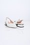 Stapled Neolite Sole Pointed Toe Block Heel Pack Shoes 339-307 Women's Shoes - 9