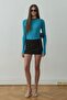 Turkuaz Ray Corded Fabric Knitwear Blouse - 2
