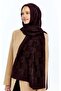 Alia Shawl - New Dama Patterned - Dark Burgundy - 2