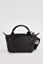 Black Rope S Fringed Charm Detailed Handmade Bag - 4