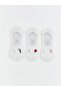 Non-Slip Heel Embroidered Women's Ballet Flats Socks 3-Piece (S6)