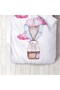 Children's Room Cotton Lu Duvet Cover Set Bed Sheet Sız Fil, Hot Air Balloon - 6