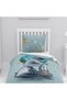 Children's Room Cotton Lu Duvet Cover Set Bed Sheet Sız Uzay, Astronaut - 3