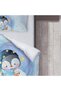 Children's Room Cotton Lu Duvet Cover Set Bed Sheet Sız Penguin No.01359 - 5