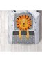 Children's Room Cotton Lu Duvet Cover Set Bed Sheet Sız Aslan, Forest Animals - 6