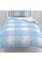 Children's Room Cotton Lu Duvet Cover Set Bed Sheet Sız Plaid No.55095 - 6