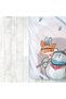 Children's Room Cotton Lu Duvet Cover Set Bed Sheet Sız Orman Hayvanları No.00287 - 7