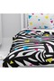 Children's Room Cotton Lu Duvet Cover Set Bed Sheet Sız Zebra No.55140 - 7