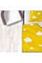 Children's Room Cotton Lu Duvet Cover Set Bed Sheet Sız Bulutlar No.01483 - 4