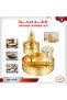 طقم مبخرة مع صينية ذهبية – DAC-13205 - 2