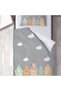 Children's Room Cotton Lu Duvet Cover Set Bed Sheet Sız Houses, City Skyline - 3