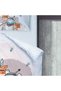 Children's Room Cotton Lu Duvet Cover Set Bed Sheet Sız Orman Hayvanları No.00287 - 5