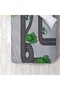 Children's Room Cotton Lu Duvet Cover Set Bed Sheet Sız Yollar Ve Arabalar - 6