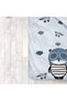 Children's Room Cotton Lu Duvet Cover Set Bed Sheet Sız Pilot Bear and Planes - 7