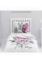 Children's Room Cotton Lu Duvet Cover Set Bed Sheet Sız Kelebek Ve Çiçekler - 3