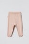 100% Cotton Organic Cotton Piece Baby Bottom Set with Booties – Baby Girl, Newborn Booties and Pants - 6