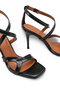 Adara Flora Women's Heeled Shoes 0012713 Black Rustic - 2