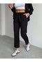4S Women's Top Zippered Coat and Very Thin Fabric Trousers Suit - 5