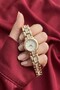Godak Stone Embellished Women's Silver Color Steel Watch – Stylish & Classic Design Wristwatch, Limited Edition - 2