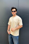 Men's Super Quality Modal Fabric Crew Neck Short Sleeve Oversized T-Shirt Sun304