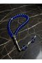 Natural Handcrafted Murano Glass Sphere Cut Midnight Blue 9/10 mm Prayer Beads - 2
