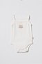 100% Organic Cotton Piece Strap Baby Bodysuit – Baby Girl Summer Tank Top Bodysuit Set, Baby and Newborn Series - 2