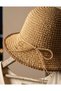 Kokosh Women's Hand-Knitted Paper Straw Hat - Adjustable Beach and Sun Hat - Stylish Edge Detail - 7