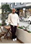 Muslin Fabric Fakir Sleeve T-Shirt Cream - 2